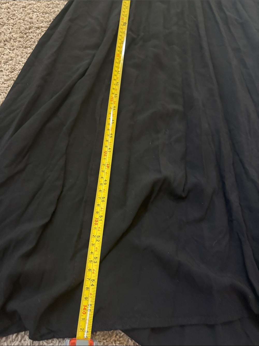 Black Strappy V-Neck Maxi Dress - Women's - Picture 2 of 3
